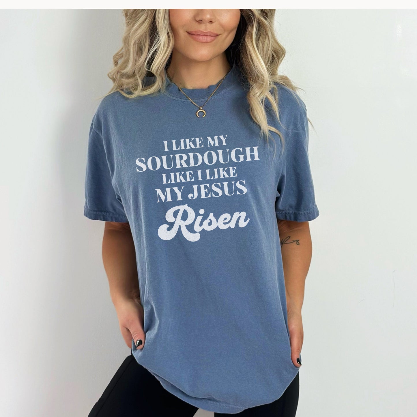 Sourdough Baking Christian Comfort Colors Shirt, Religious Faith Gifts, Enthusiast Christian