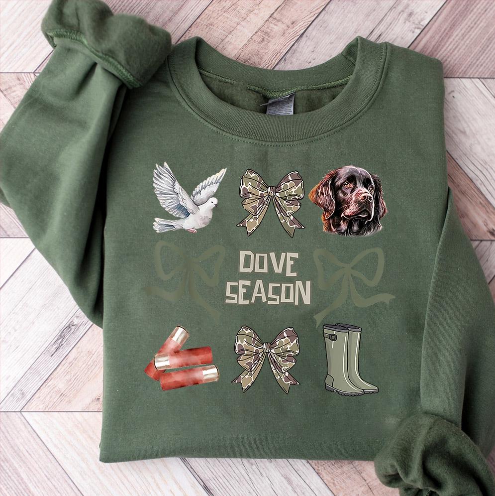 Camo Coquette Bow Sweatshirt, Dove Season Shirt, Girls Camo Bow Shirt Shirt, Hunting Sublimation For Tees V2, Coquette Bow Shirt, Camo Dude Print Shirt