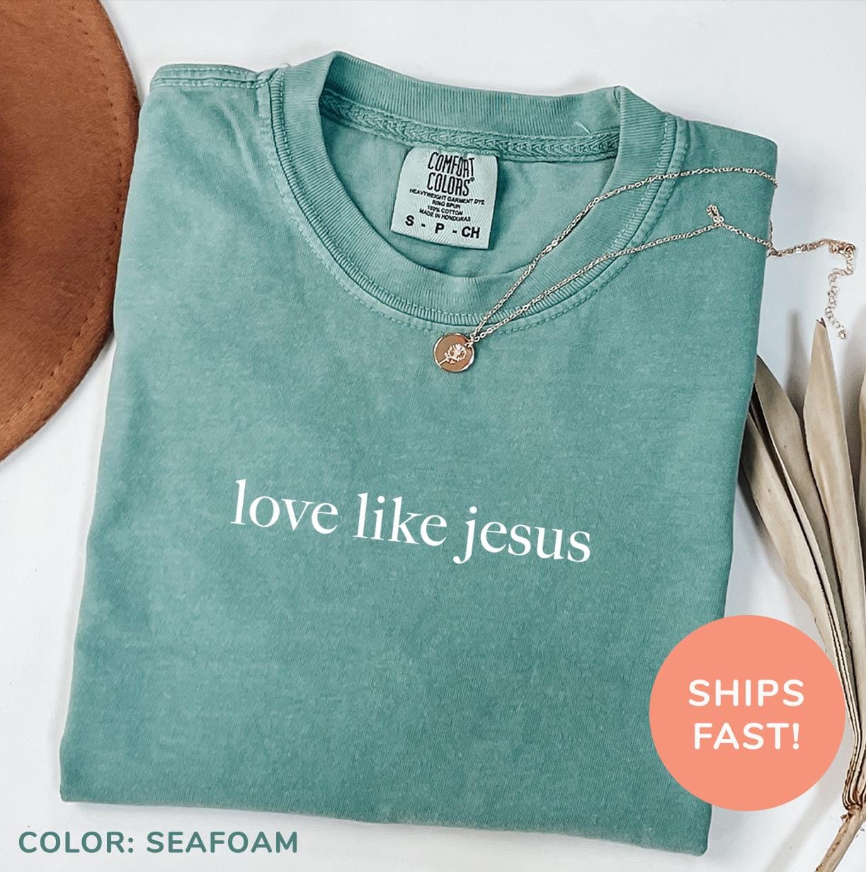 Love Like Jesus Comfort Colors Shirt, Inspirational Christian Religious Mom Women