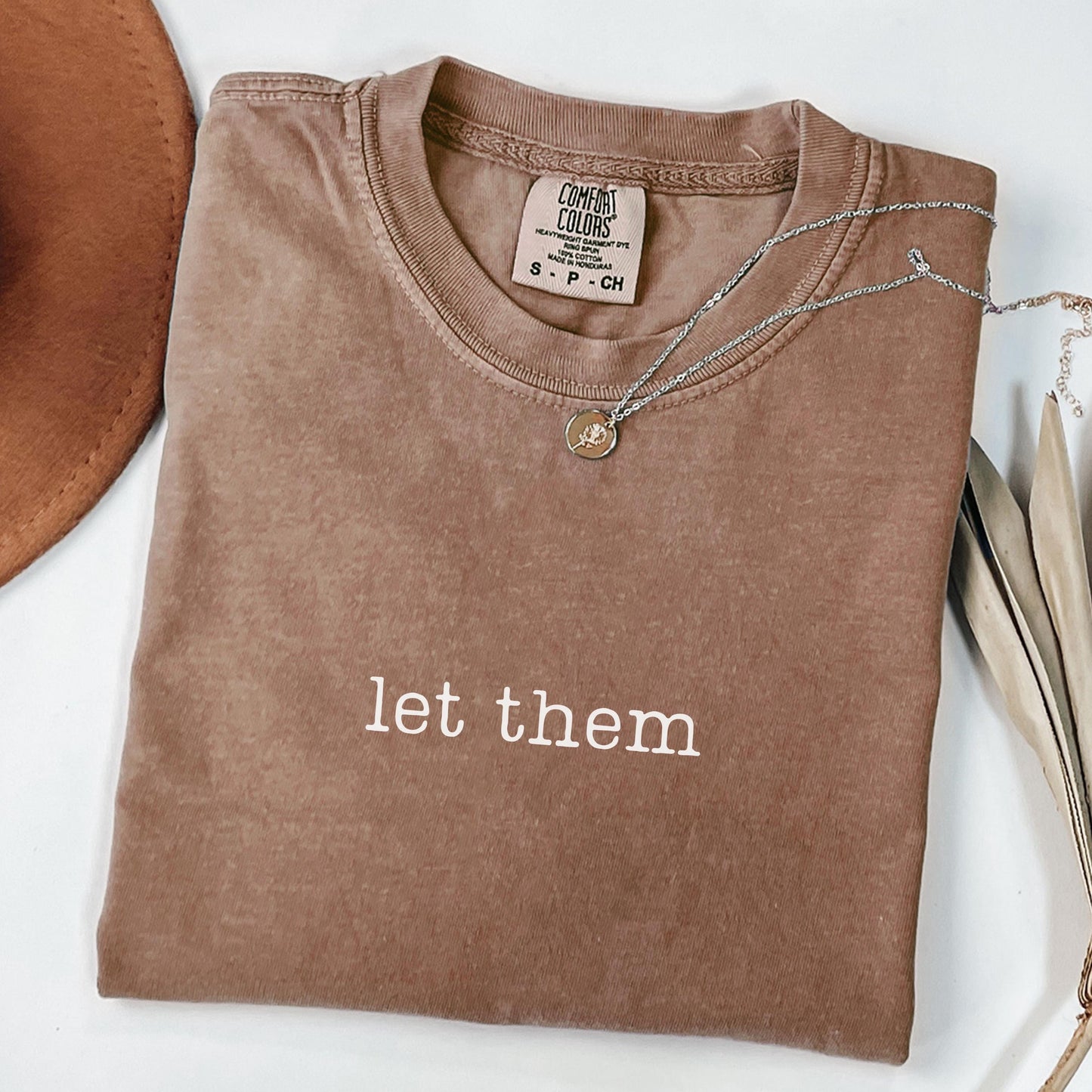 Let Them Mental Health Comfort Colors Shirt, Inspirational T-Shirt, Self Love Gift, Positive Saying Shirt, Motivational Quote
