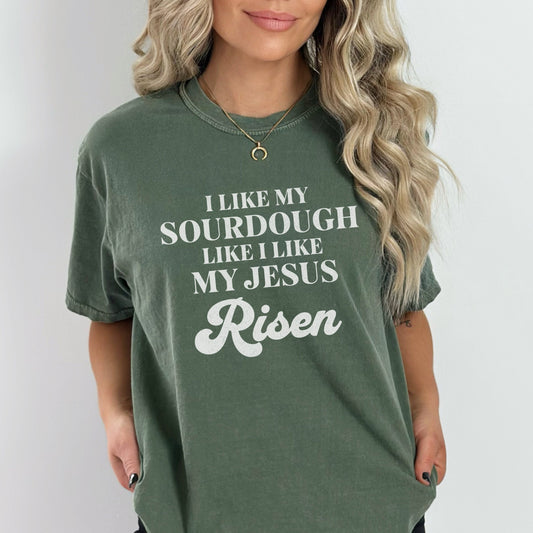 Sourdough Baking Christian Comfort Colors Shirt, Religious Faith Gifts, Enthusiast Christian