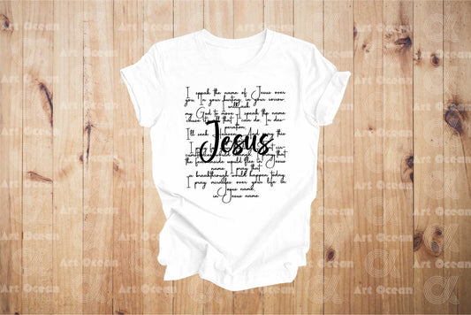 Jesus I Speak The Name Of Jesus Comfort Colors Shirt, Christian Bible Verse Religious Faith, Prayer Jesus Lover