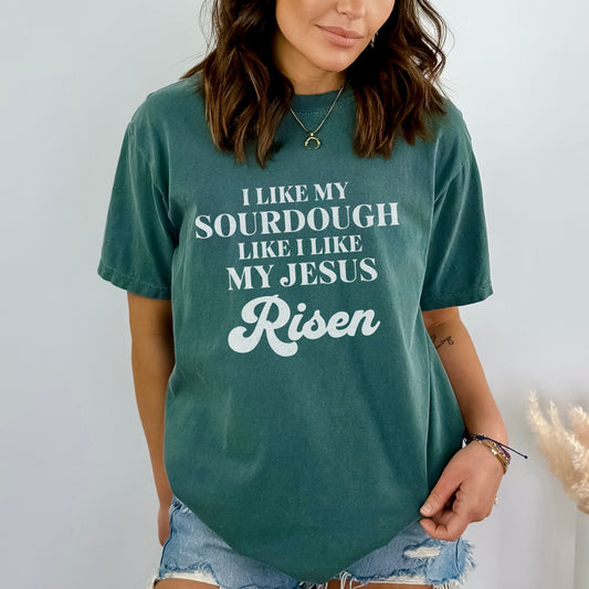 Sourdough Baking Christian Comfort Colors Shirt, Religious Faith Gifts, Enthusiast Christian