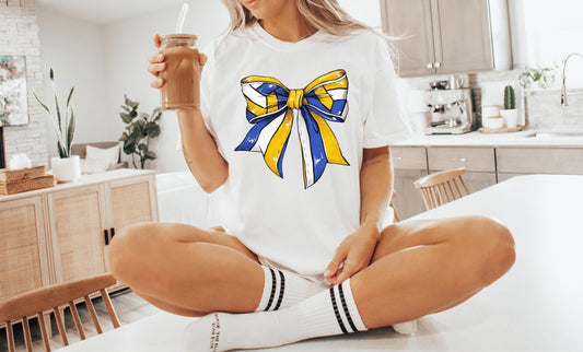 Comfort Colors Coquette Volleyball Bow Shirt, Volleyball Bow Shirt, Volleyball Mom Shirt, Game Day Shirt, Fall Volleyball Gift