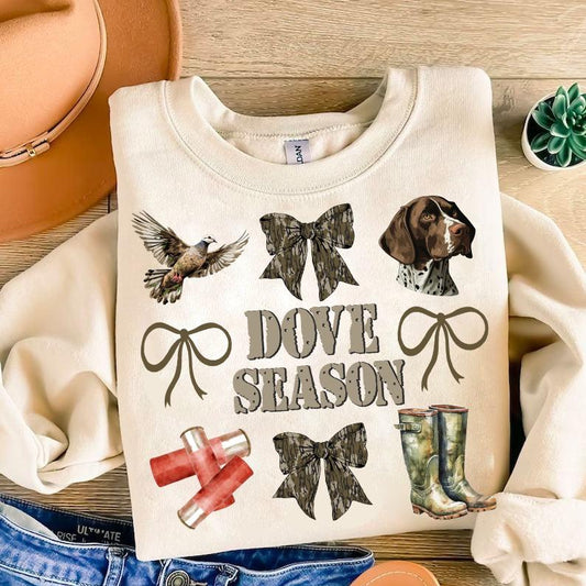 Camo Coquette Bow Sweatshirt, Dove Season Shirt, Girls Camo Bow Shirt Shirt, Hunting Sublimation For Tees, Coquette Bow Shirt, Camo Dude Print Shirt